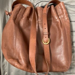 Brown vintage Coach bag
